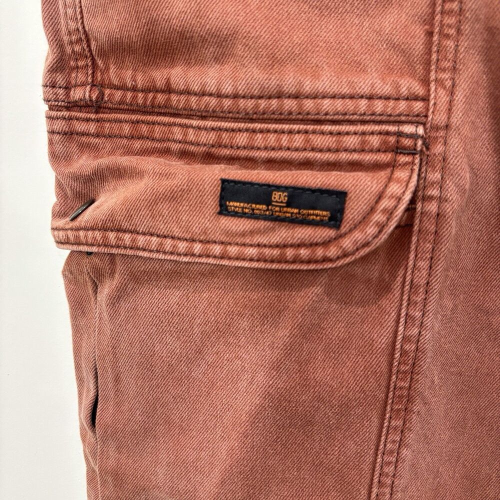 Urban Outfitters BDG Brown Baggy Wide Leg Cargo Pants 32 Gorpcore Grunge Y2K - Picture 11 of 11